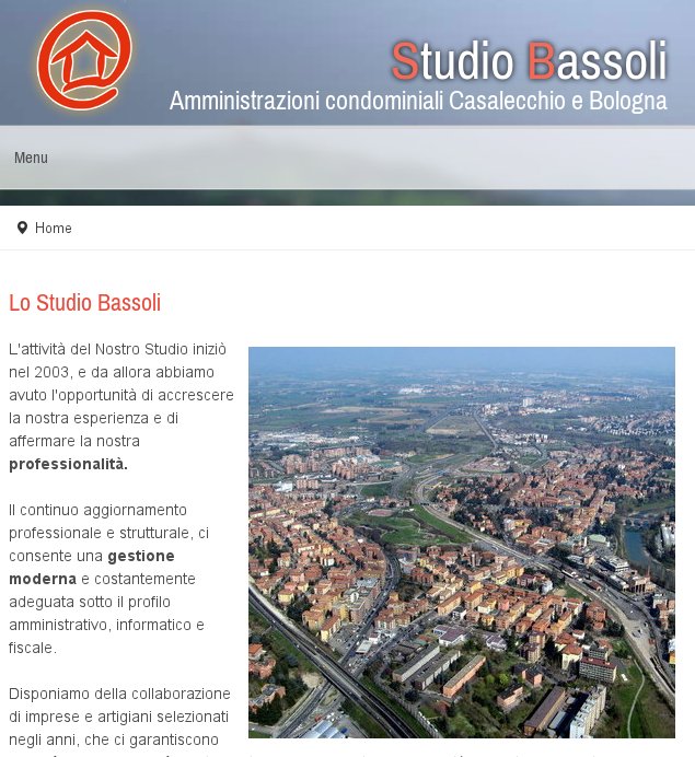 Preview del sito web studiobassoli.com